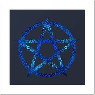 Color Pentagram Posters and Art